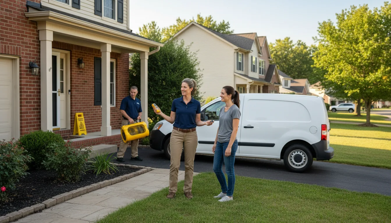 Water restoration image for Fire And Smoke Damage Restoration in Oakley, KS